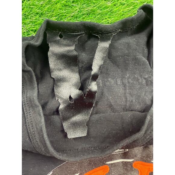 Forgiato VLONE V Logo T-Shirt Men’s Medium Black Orange Graphic Tee Made in USA - Picture 4 of 9